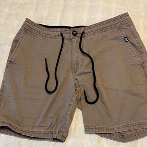 Lost Men's Brown Athletic Shorts